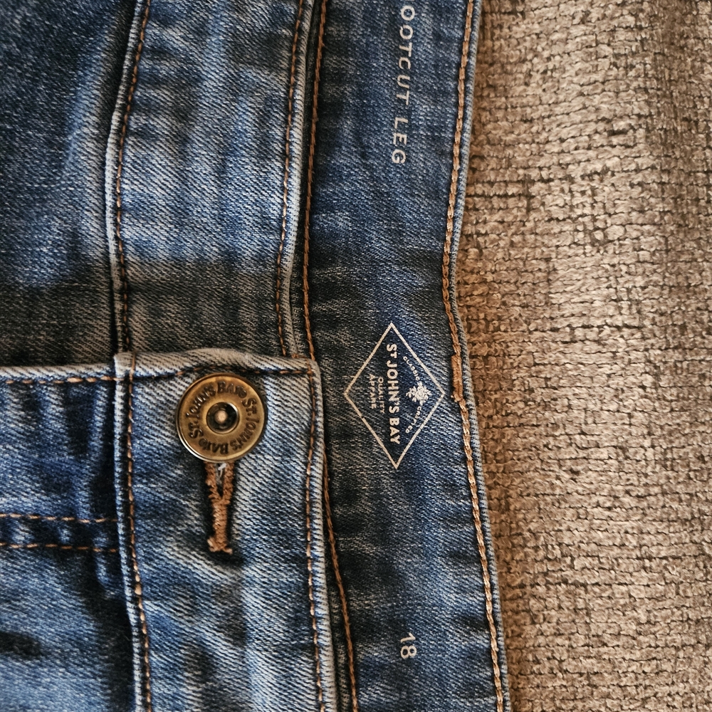 St. John's Bay Classic Blue Bootcut Jeans